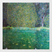 Gustav Klimt - Park Schloss Kammer am Attersee Raamsticker (Vel)