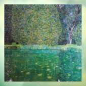 Gustav Klimt - Park Schloss Kammer am Attersee Raamsticker (Vel 3)