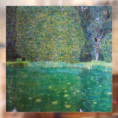 Gustav Klimt - Park Schloss Kammer am Attersee Raamsticker (Vel 2)