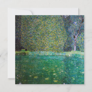 Gustav Klimt - Park van Schloss Kammer am Attersee Bedankkaart