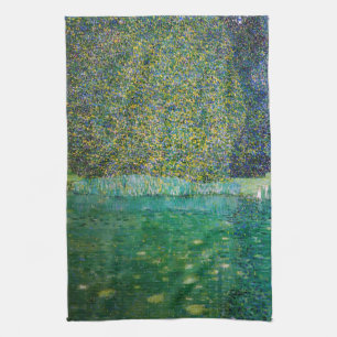 Gustav Klimt - Park van Schloss Kammer am Attersee Theedoek