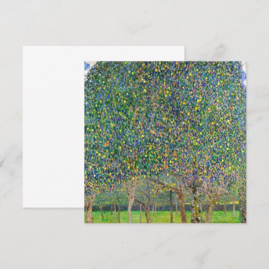 Gustav Klimt - Peerboom Bedankkaart (Voorkant / Achterkant)