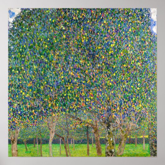 Gustav Klimt - Perenboom Poster (Voorkant)