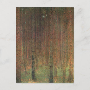 Gustav Klimt - Pine Forest Briefkaart