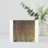 Gustav Klimt - Pine Forest Briefkaart (Staand voorkant)