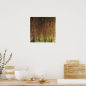 Gustav Klimt - Pine Forest II Landscape Poster (Keuken)