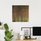 Gustav Klimt Pine Trees Poster (Thuiskantoor)