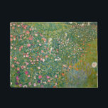 Gustav Klimt Pink Flowers Deurmat<br><div class="desc">Gustav Klimt Pink Flowers</div>