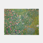 Gustav Klimt Pink Flowers Deurmat (Voorkant)