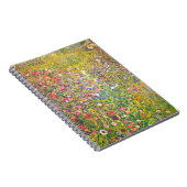 Gustav Klimt Pink Flowers-laptop Notitieboek (Rechterzijde)