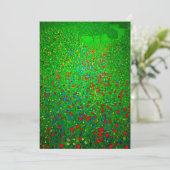 Gustav Klimt Poppy Field Aankondiging (Staand voorkant)