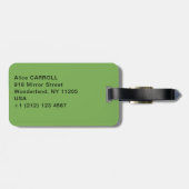 Gustav Klimt - Poppy Field Bagagelabel (Achterkant horizontaal)