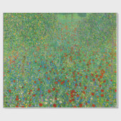 Gustav Klimt - Poppy Field Cadeaupapier (Vlak)