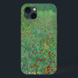 Gustav Klimt - Poppy Field Case-Mate iPhone Case<br><div class="desc">Poppy Field / Field of Poppies - Gustav Klimt,  Oil on Canvas,  1907</div>