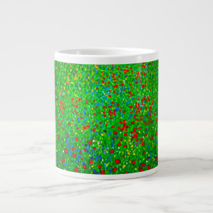 Gustav Klimt Poppy Field Grote Koffiekop