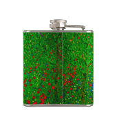 Gustav Klimt Poppy Field Heupfles (Achterkant)