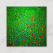 Gustav Klimt Poppy Field Informatiekaartje (Voorkant)