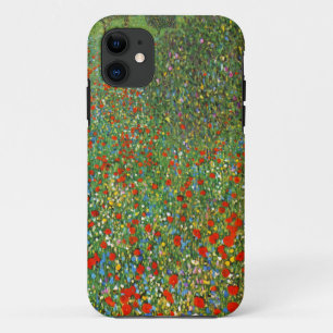 Gustav Klimt Poppy Field iPhone 5 Hoesje