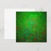 Gustav Klimt Poppy Field Kaart (Voorkant / Achterkant)