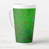 Gustav Klimt Poppy Field Latte Mok (Linkerhoek)