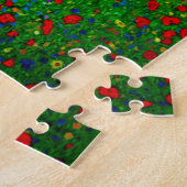Gustav Klimt Poppy Field Legpuzzel (Zijkant)