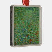Gustav Klimt - Poppy Field Metalen Ornament (Rechts)