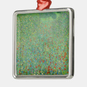 Gustav Klimt - Poppy Field Metalen Ornament (Links)