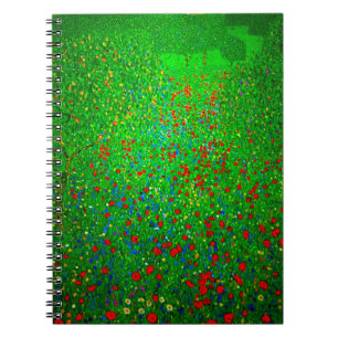 Gustav Klimt Poppy Field Notitieboek