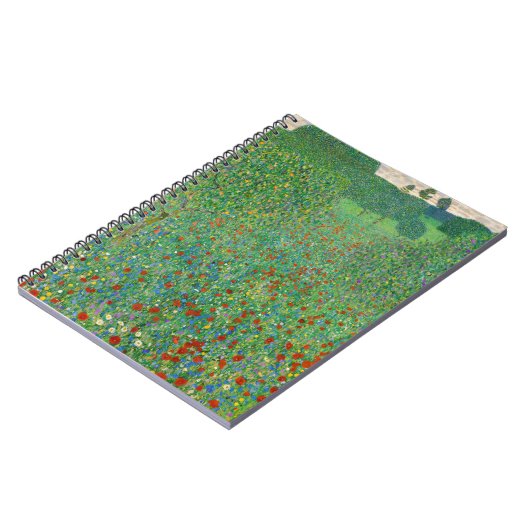 Gustav Klimt - Poppy Field Notitieboek (Linkerzijde)