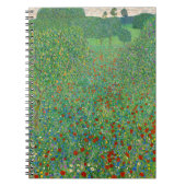 Gustav Klimt - Poppy Field Notitieboek (Voorkant)