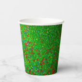 Gustav Klimt Poppy Field Papieren Bekers (Achterkant)