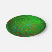 Gustav Klimt Poppy Field Papieren Bordje (Gekanteld)