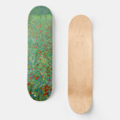 Gustav Klimt - Poppy Field Persoonlijk Skateboard (Voorkant)