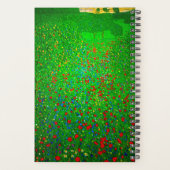 Gustav Klimt Poppy Field Planner (Achterkant)