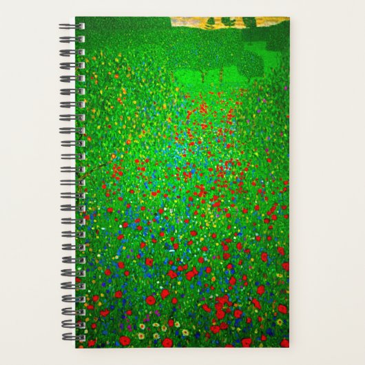 Gustav Klimt Poppy Field Planner (Voorkant)