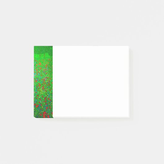 Gustav Klimt Poppy Field Post-it® Notes (Voorkant)