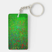 Gustav Klimt Poppy Field Sleutelhanger (achterkant)