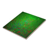 Gustav Klimt Poppy Field Tegeltje (Zijkant)