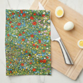 Gustav Klimt Poppy Field Theedoek (Quarter Fold)