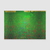 Gustav Klimt Poppy Field Tissuepapier (Voorkant)