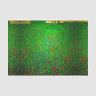 Gustav Klimt Poppy Field Tissuepapier
