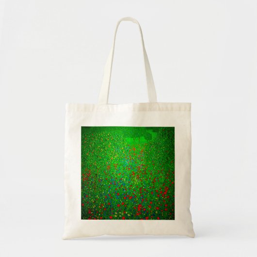 Gustav Klimt Poppy Field Tote Bag (Voorkant)