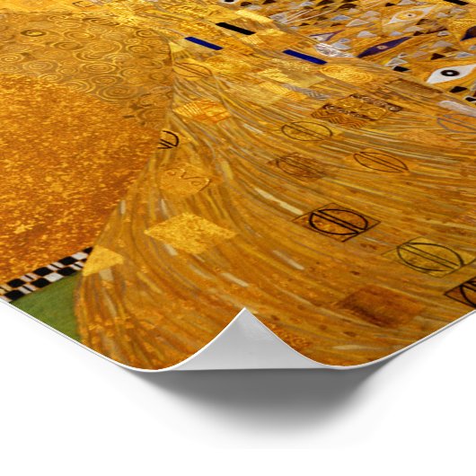 Gustav Klimt Portrait of Adele Bloch-Bauer I Poster (Hoek)