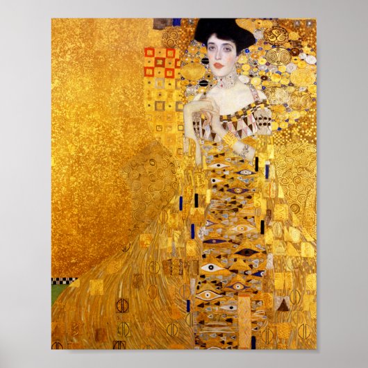 Gustav Klimt Portrait of Adele Bloch-Bauer I Poster (Voorkant)