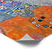 Gustav Klimt Portrait of Elisabeth Lederer Poster (Hoek)