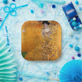 Gustav Klimt Portrait Papieren Bordje (Feest)