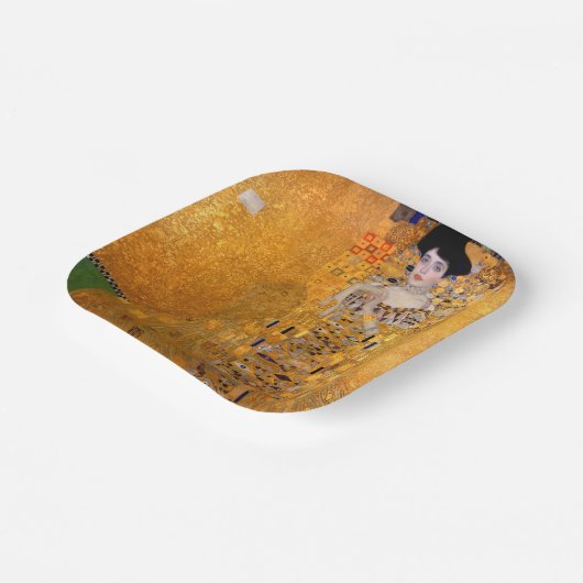 Gustav Klimt Portrait Papieren Bordje (Gebogen)
