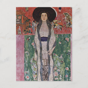 Gustav Klimt Portrait van Adele Bloch-Bauer II Briefkaart