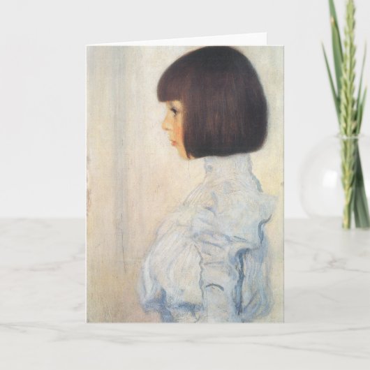 Gustav Klimt Portrait van Helene Klimt Kaart (Voorkant)