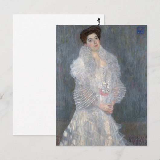 Gustav Klimt Portrait van het Briefkaart van (Voorkant / Achterkant)